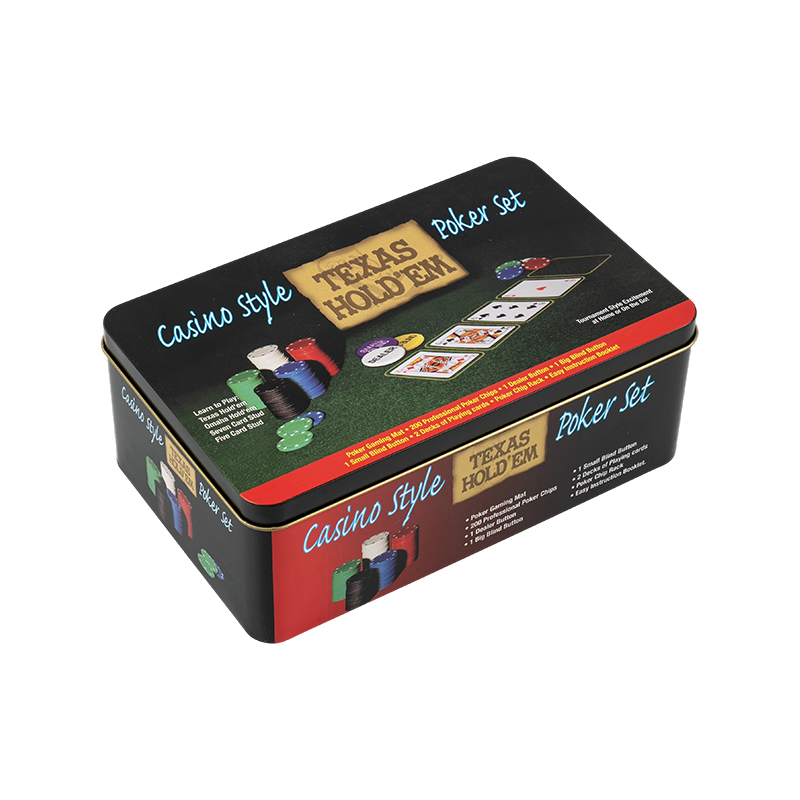 200pcs Deluxe Toàn diện Hộp Poker Chip Chip Set