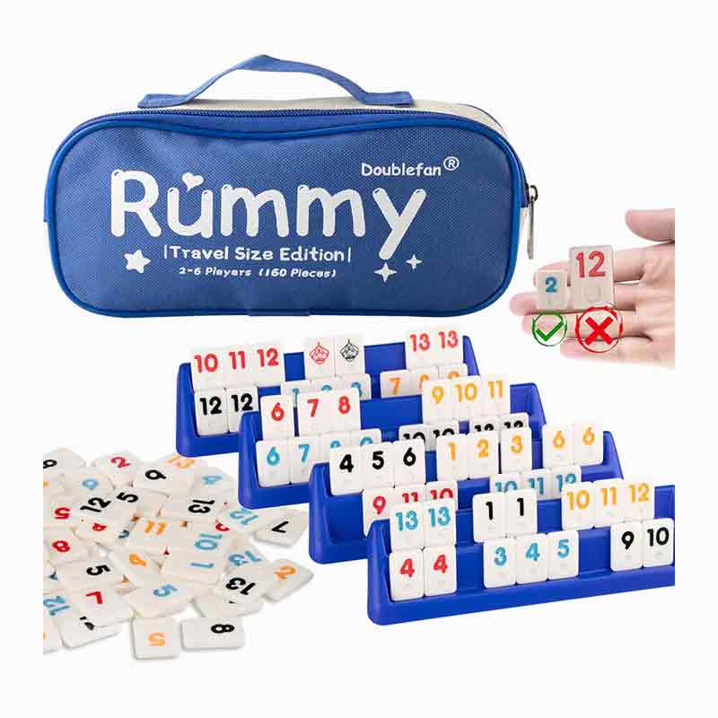6 người chơi bộ trò chơi thẻ số mini rummy
